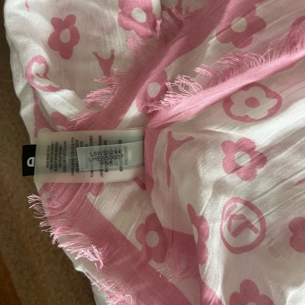 Charming Pink Patterned Kids Bib by [Brand]